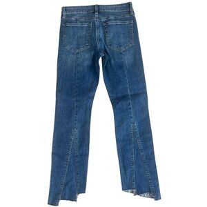 Lucky ReMade Ava Skinny Raw Hem Blue Jeans